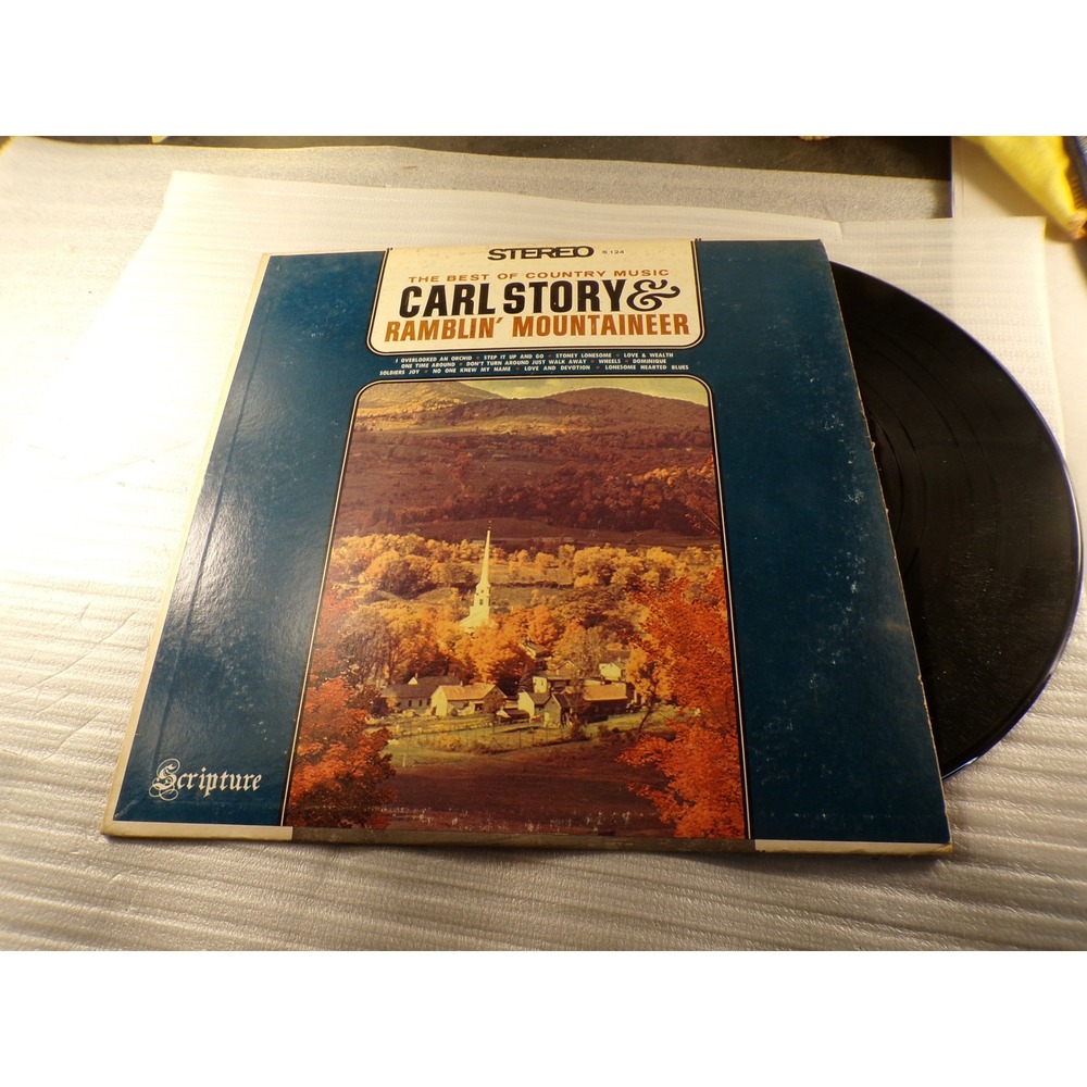 Carl Story & Ramblin Mountaineers Best of Country Music Vinyl LP Scripture S-124